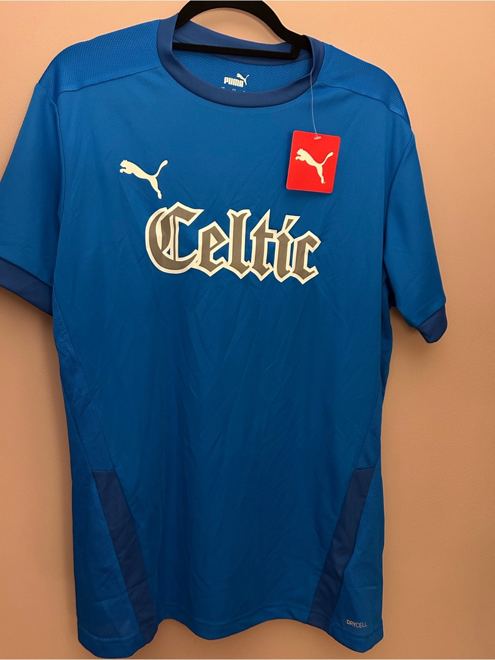 Puma Men’s Royal Blue Celtic Short-Sleeve Jersey